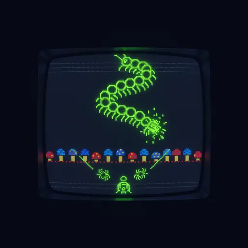 Centipede arcade screenshot