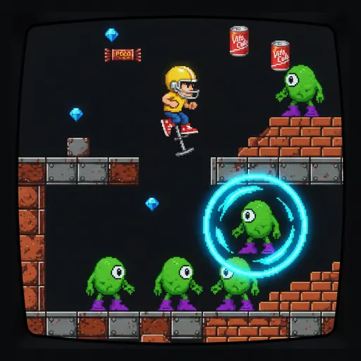 Commander Keen arcade screenshot
