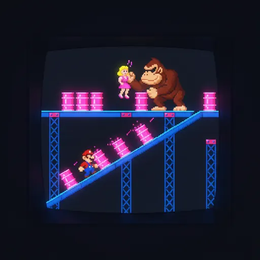 Donkey Kong arcade screenshot