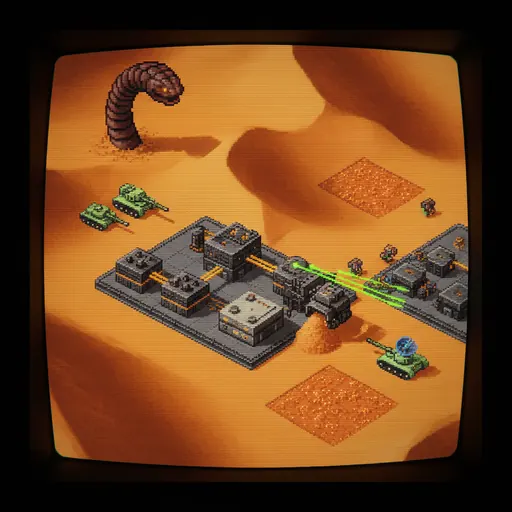 Dune II arcade screenshot