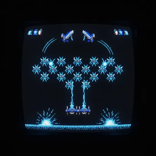 Galaga arcade screenshot