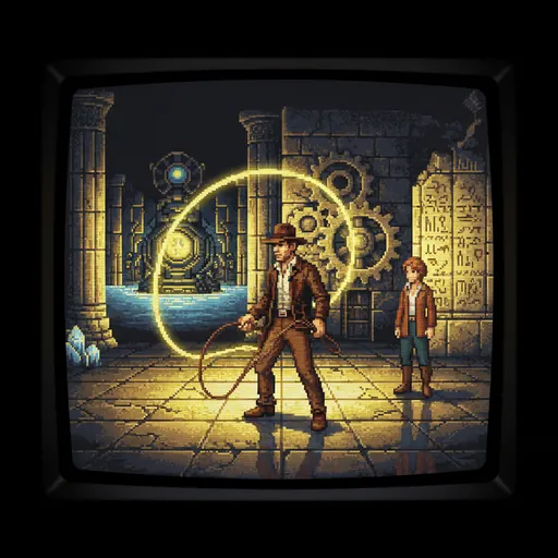 Indiana Jones: Fate of Atlantis arcade screenshot