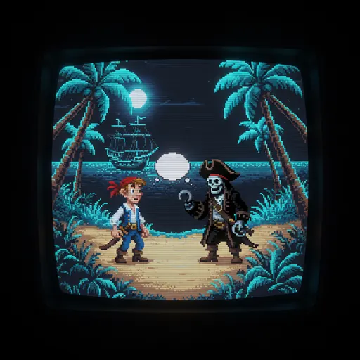 The Secret of Monkey Island arcade screenshot