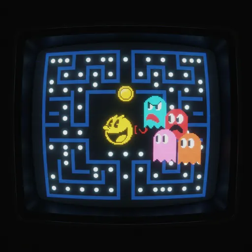Pac-Man (1983) arcade screenshot