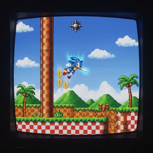 Sonic the Hedgehog arcade screenshot