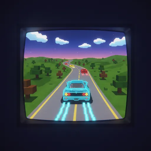 Test Drive III arcade screenshot