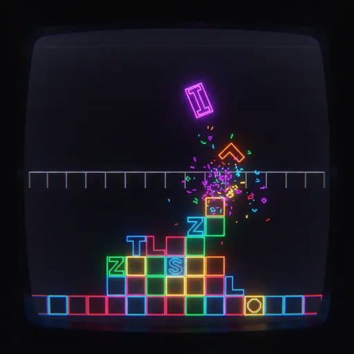 Tetris arcade screenshot