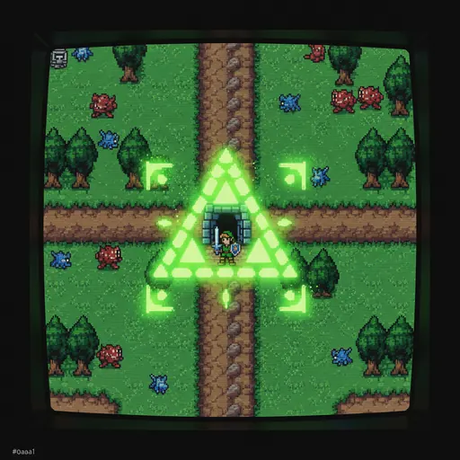 The Legend of Zelda arcade screenshot
